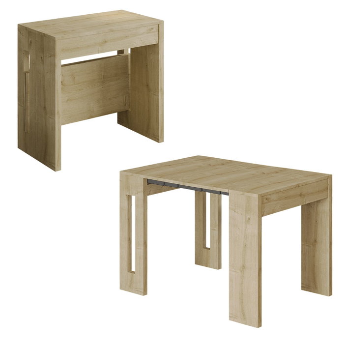 Hanah Home Mesa consola extensible Nivo - Sapphire Oak Hanah Home Mesa consola extensible Nivo - Sapphire Oak